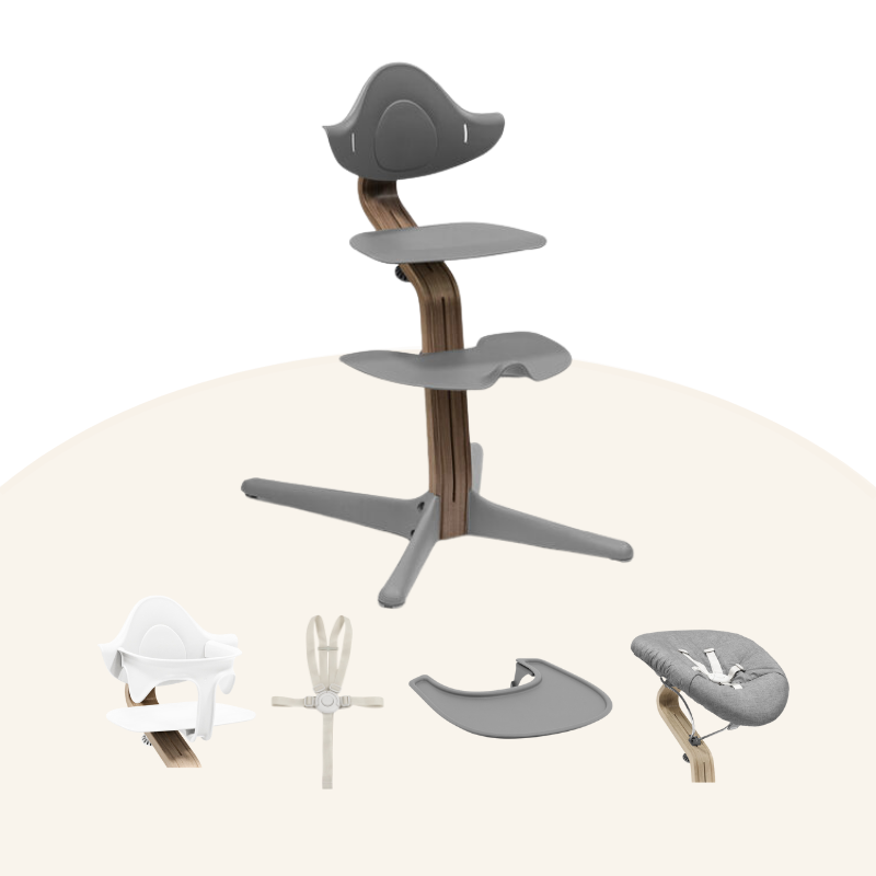 Stokke - Nomi® 5pcs Bundle (Walnut, for 0-36 months)