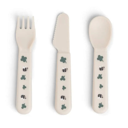 Done by Deer - Foodie cutlery set Tiny farm Sand