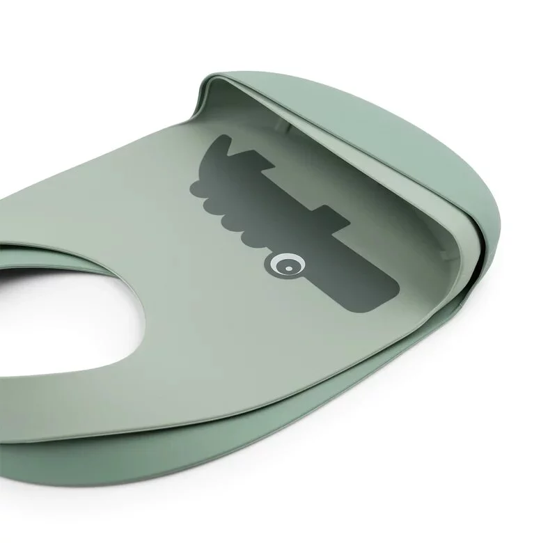 Done by Deer - Silicone bib 2-pack Croco Green