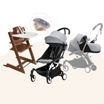 Stokke - TT＆YOYO³ Newborn Bundle (Oak, for 0-36 months)