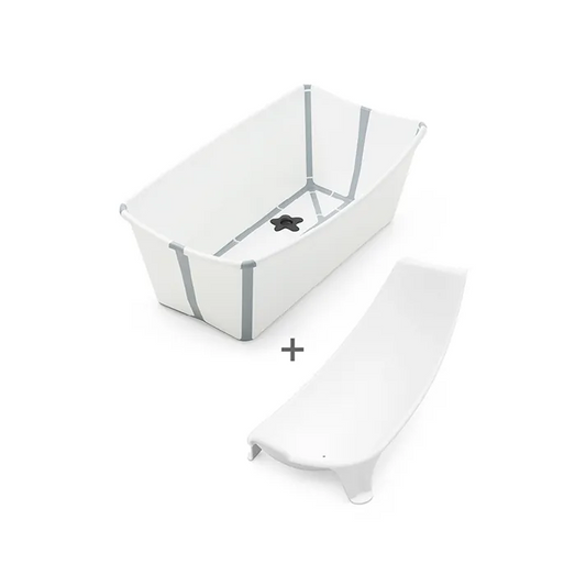 Stokke® Flexi Bath® Bundle with Newborn Support (Gift Box) White Grey