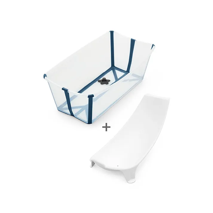 Stokke®Tripp Trapp®beech bundle & Flexi Bath®Gift Box new born bundle
