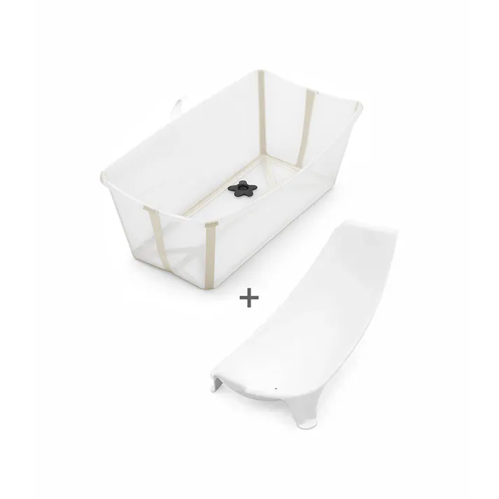 Stokke® Flexi Bath® Bundle with Newborn Support (Gift Box) Sandy Beige