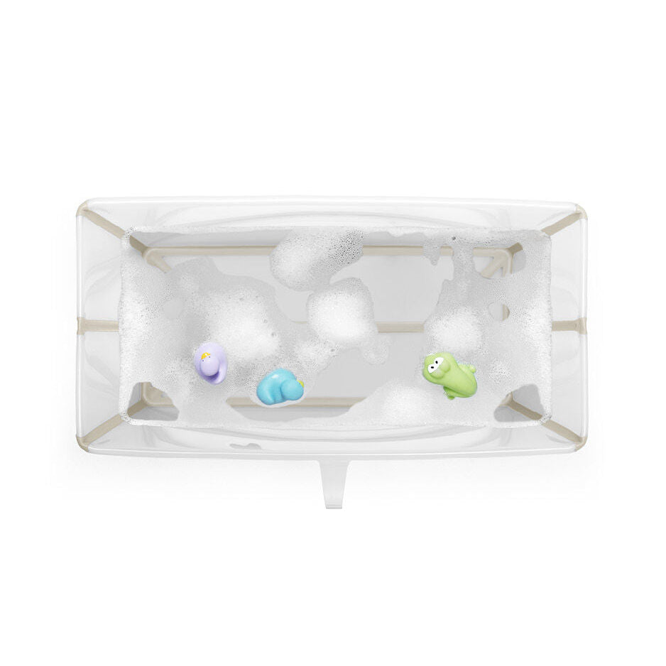 Stokke - Flexi Bath® Bundle Tub with Newborn Support XL (Sand Beige, Gift Box)