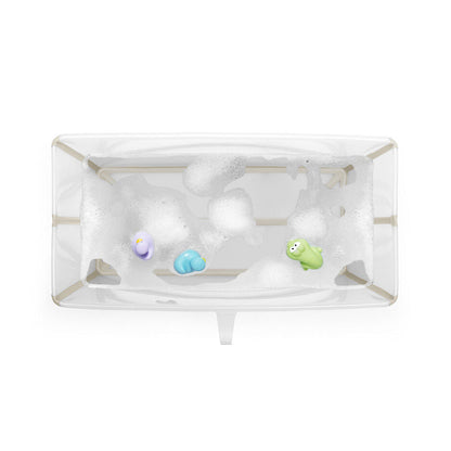 Stokke - Flexi Bath® Bundle Tub with Newborn Support XL (Sand Beige, Gift Box)