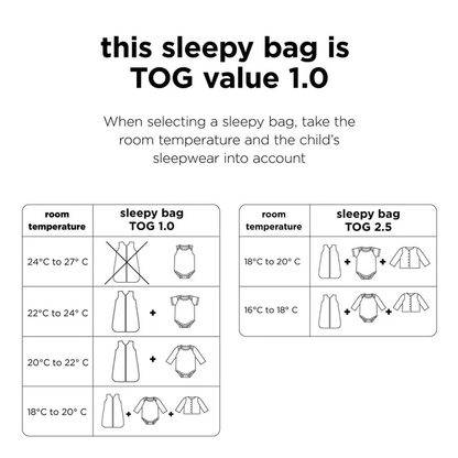 Done by Deer - Sleepy bag TOG 1.0 Tiny farm Sand