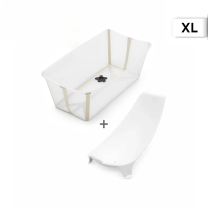 Stokke - Flexi Bath® Bundle Tub with Newborn Support XL (Sand Beige, Gift Box)