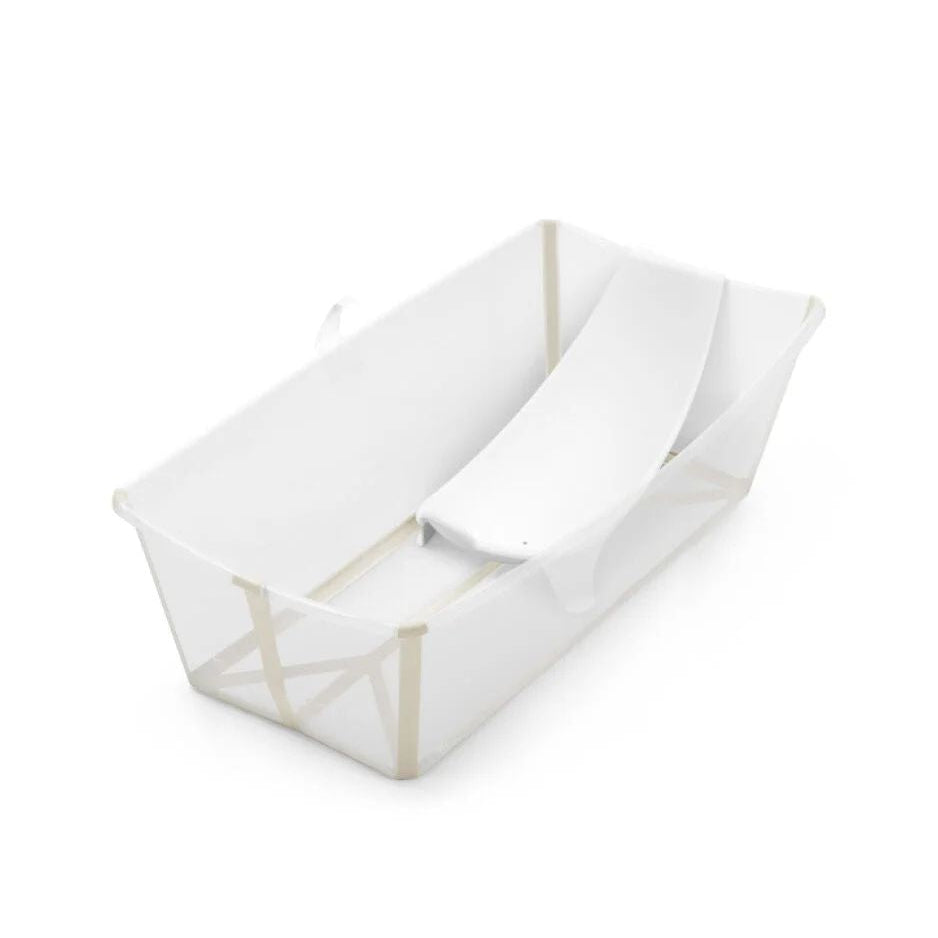 Stokke - Flexi Bath® Bundle Tub with Newborn Support XL (Sand Beige, Gift Box)