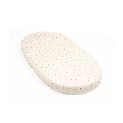 Stokke® Sleepi™ V3 Bed Fitted Sheet Flower Ecru【Pre Order Now! Delivery after mid Jul】