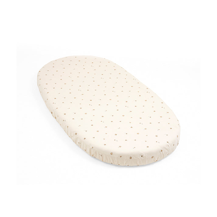 Stokke - Sleepi™ V3 Bed Fitted Sheet (Flower Ecru OCS)【Pre Order Now! Delivery after mid Jul】