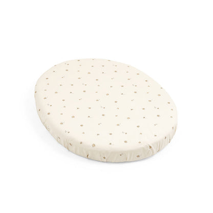 Stokke® Sleepi™ V3 Mini Fitted Sheet Flower Ecru【Pre Order Now! Delivery after mid Jul】