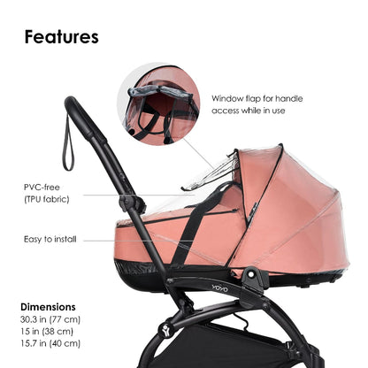 Stokke - YOYO - bassinet rain cover (Applicable to YOYO³ & YOYO²)