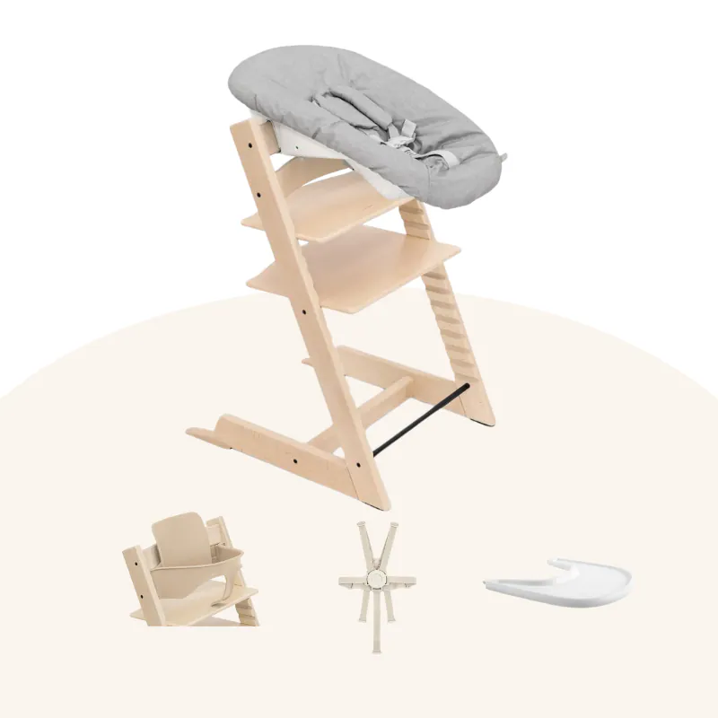 Stokke - Tripp Trapp® 5pcs Newborn Bundle (Beech, for 0-36 months)