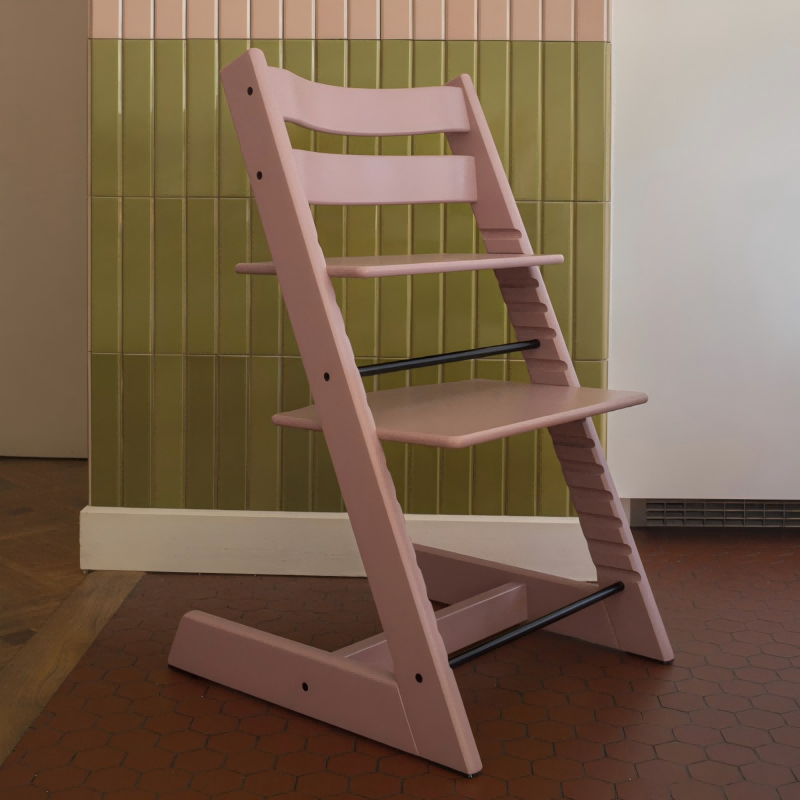 Stokke - Tripp Trapp® High Chair (Beech) Heather Mauve