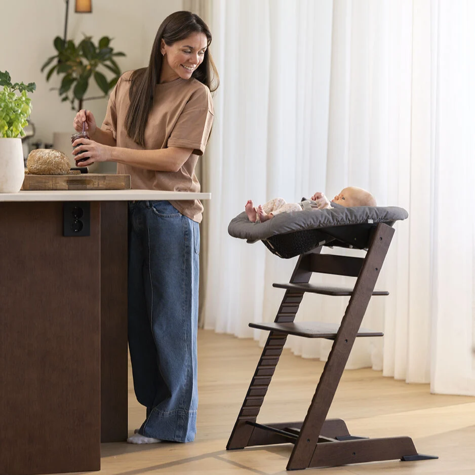 Stokke - Tripp Trapp® Newborn Set with Toy Hanger (Anthracite)